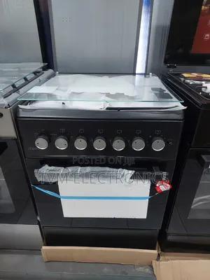 Mika Cooker 58cm X 58cm 3 Jet Burners + 1 Rapid Hot Plate Matt Black