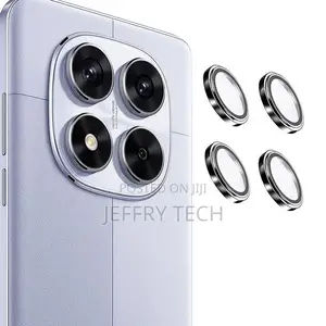 Xiaomi Redmi Note 14 Pro 4g 4-Piece Silver Metal Ring Camera Lens Prot