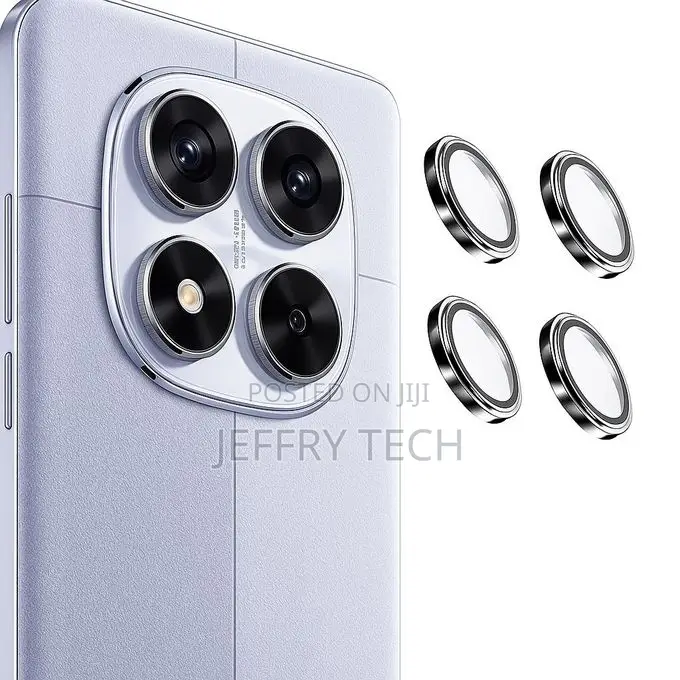 Xiaomi Redmi Note 14 Pro 4g 4-Piece Silver Metal Ring Camera Lens Prot