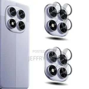 Xiaomi Redmi Note 14 Pro 4g 4-Piece Silver Metal Ring Camera Lens Prot