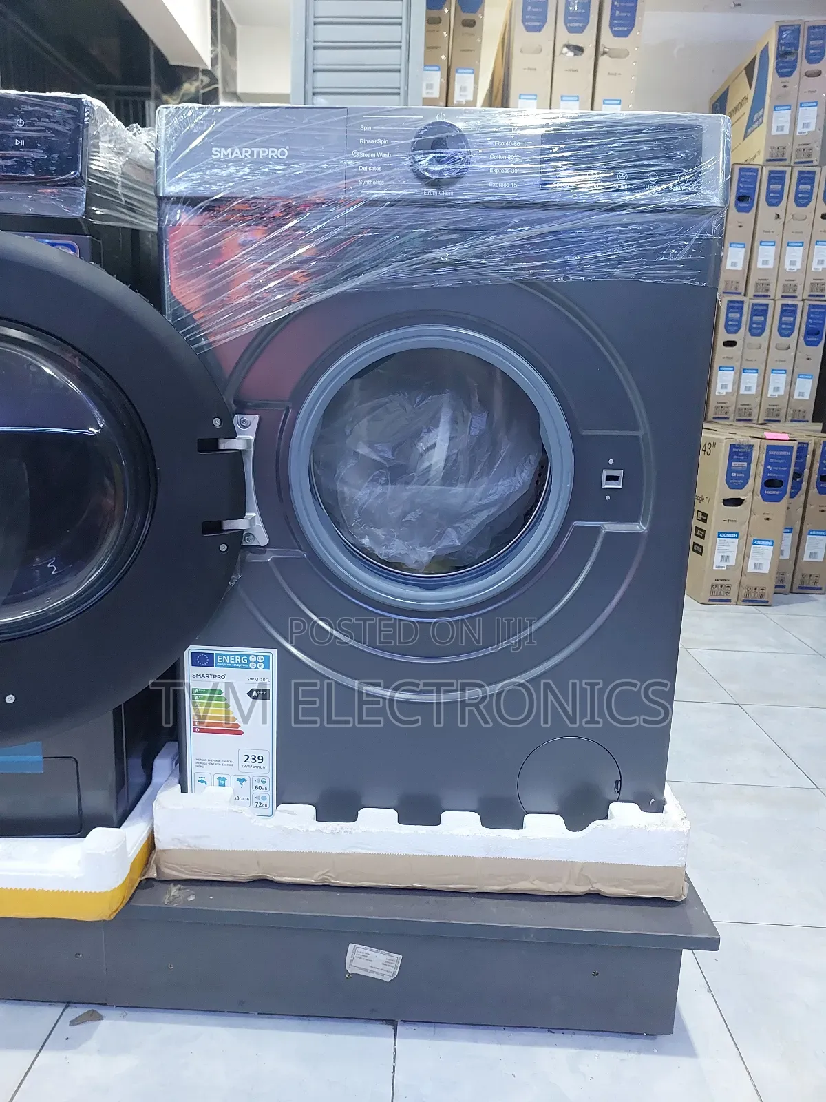 Smartpro 10kg Washing Machine Front Load Automatic
SWM-10fla