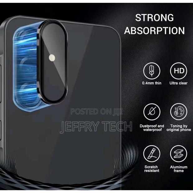 Samsung Black Metal Ring Camera Lens Protector for Galaxy A26/A36/A56 - thumbnail 2