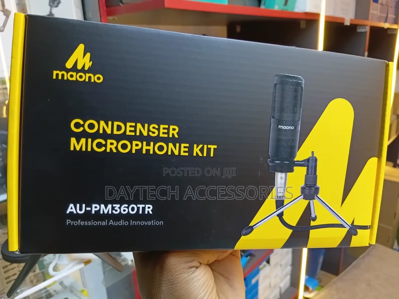 This Is a Maono Au-Pm360tr Condenser Microphone Kit.
