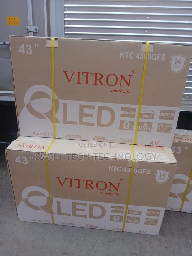 Vitron 43 Inches Qled Smart Android TV
