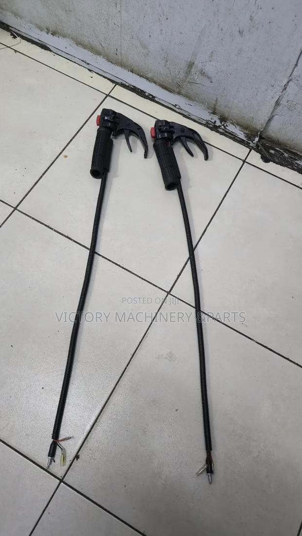 Earth Auger Machine Accerator Handle - main view