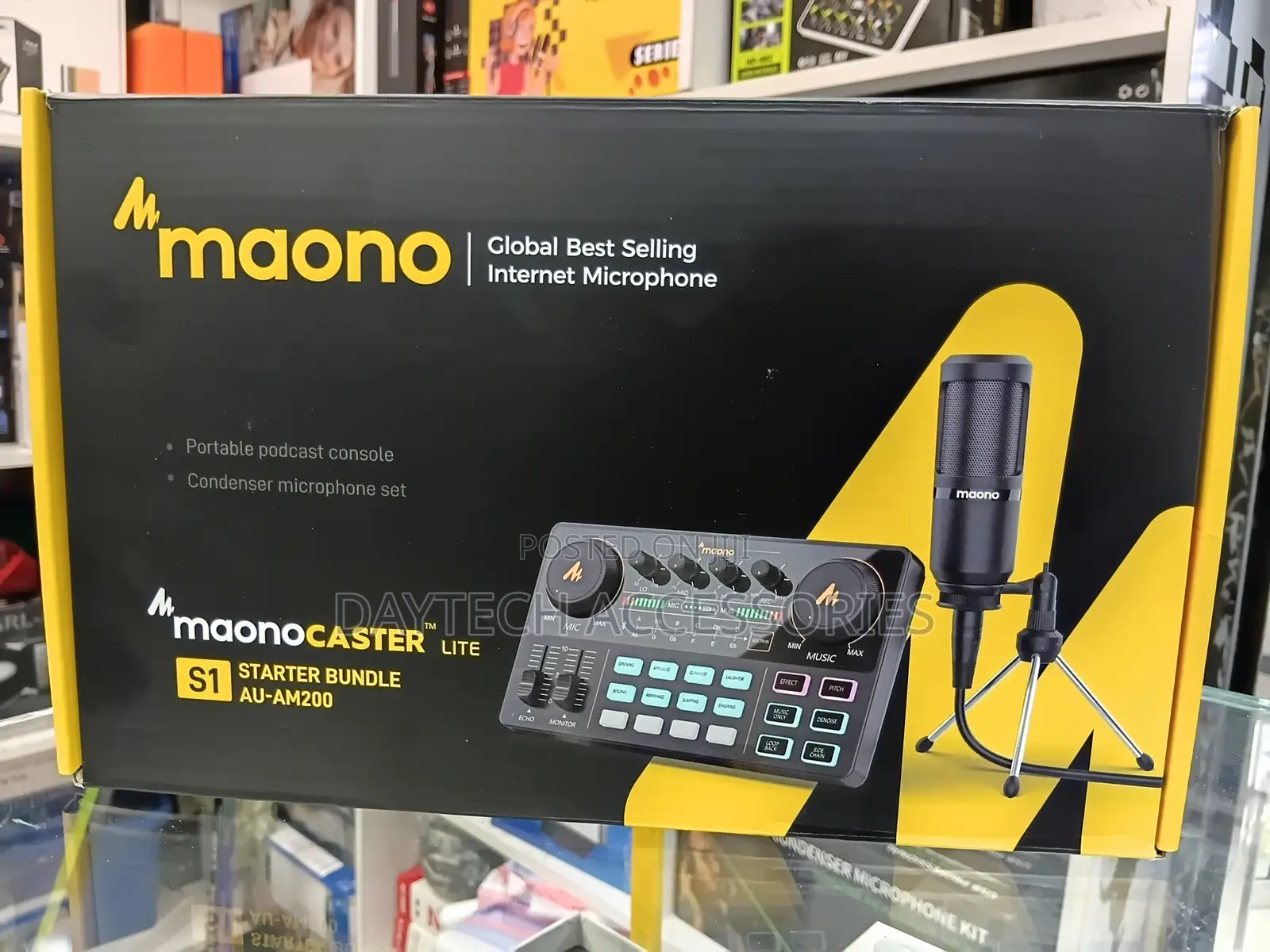 Maonocaster Lite Am200-S1 Mixer Microphone Earphone