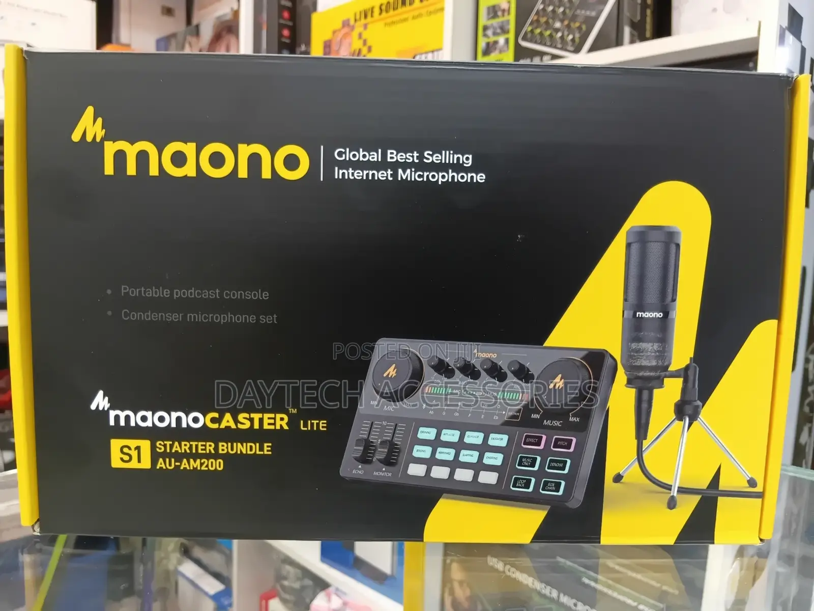 Maonocaster Lite Am200-S1 Mixer Microphone Earphone