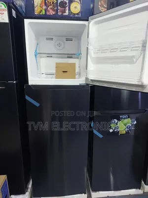 Von VRT-247nrak Double Door Fridge, Top Mount Freezer, No Frost 247l