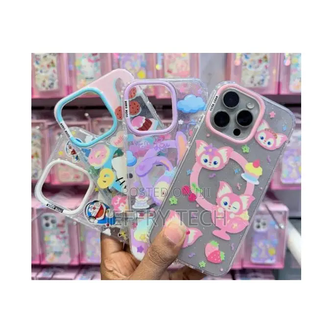 Cute Cartoon Tpu Case for Apple iPhone 16 in My Melody Pink - Slim, S