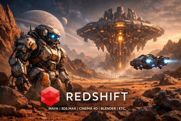 Redshift Renderer for Maya / 3dsmax / Cinema4d / Blender / Etc - thumbnail 2