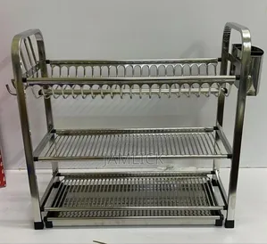 3-Tier High Quality Stainless Steel Dish Rack –Bz