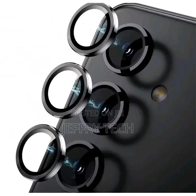 Samsung -Piece Blackmetal Ring Camera Lens Protector for Galaxy A35 5g