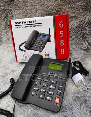 6588 Dual Sim Gsm Table Phone For Office And Reception - thumbnail 2