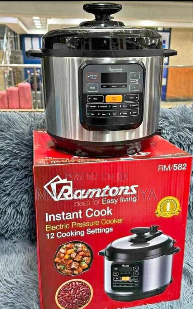 Ramtons 6l Electric Pressure Cooker Rm/582 – Fast Cooking