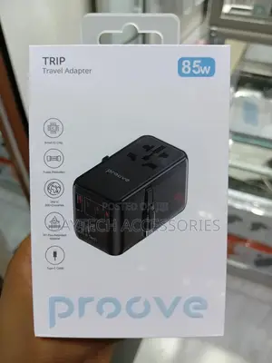 The Is a Proove Trip 85w Travel Adapter.