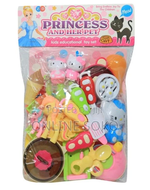 Kids Princess Doll Pet Playset – Educational Pretend Play Toy Set