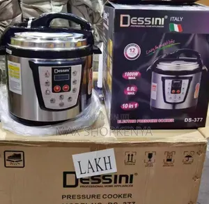 Dessini Pressure Cooker – Quick Cooking for Beans, Meat Rice