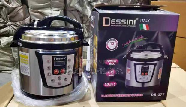 Dessini Pressure Cooker – Quick Cooking for Beans, Meat Rice