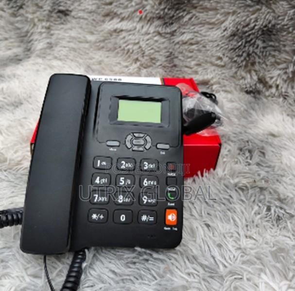 Gsm Desk Telephone 6588 Dual Sim For Shops And Offices