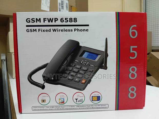 GSM Fixed Wireless Phone Ets-6588. Dual Line - thumbnail 2
