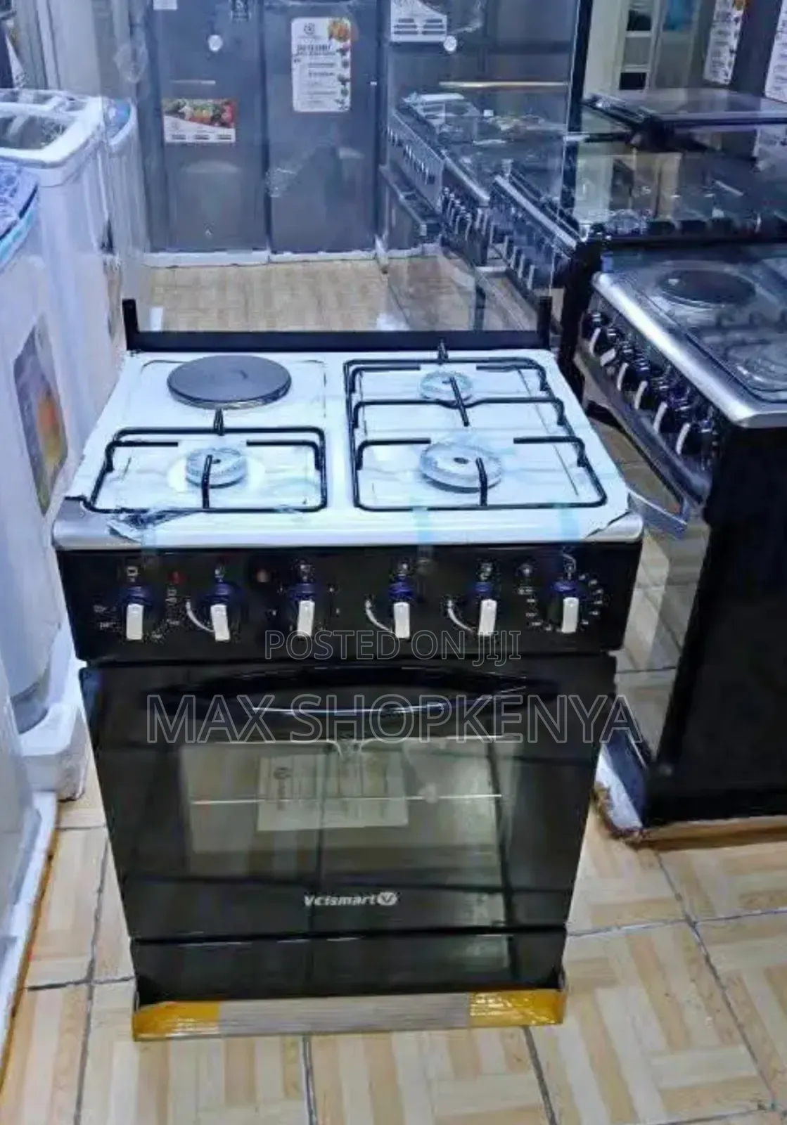 Volsmart 60x60 Cooker 3 Gas + 1 Electric Plate – Efficient Cooking
