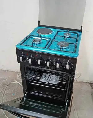 Volsmart 50x55 3+1 Free Standing Cooker – Gas + Electric Oven Combo