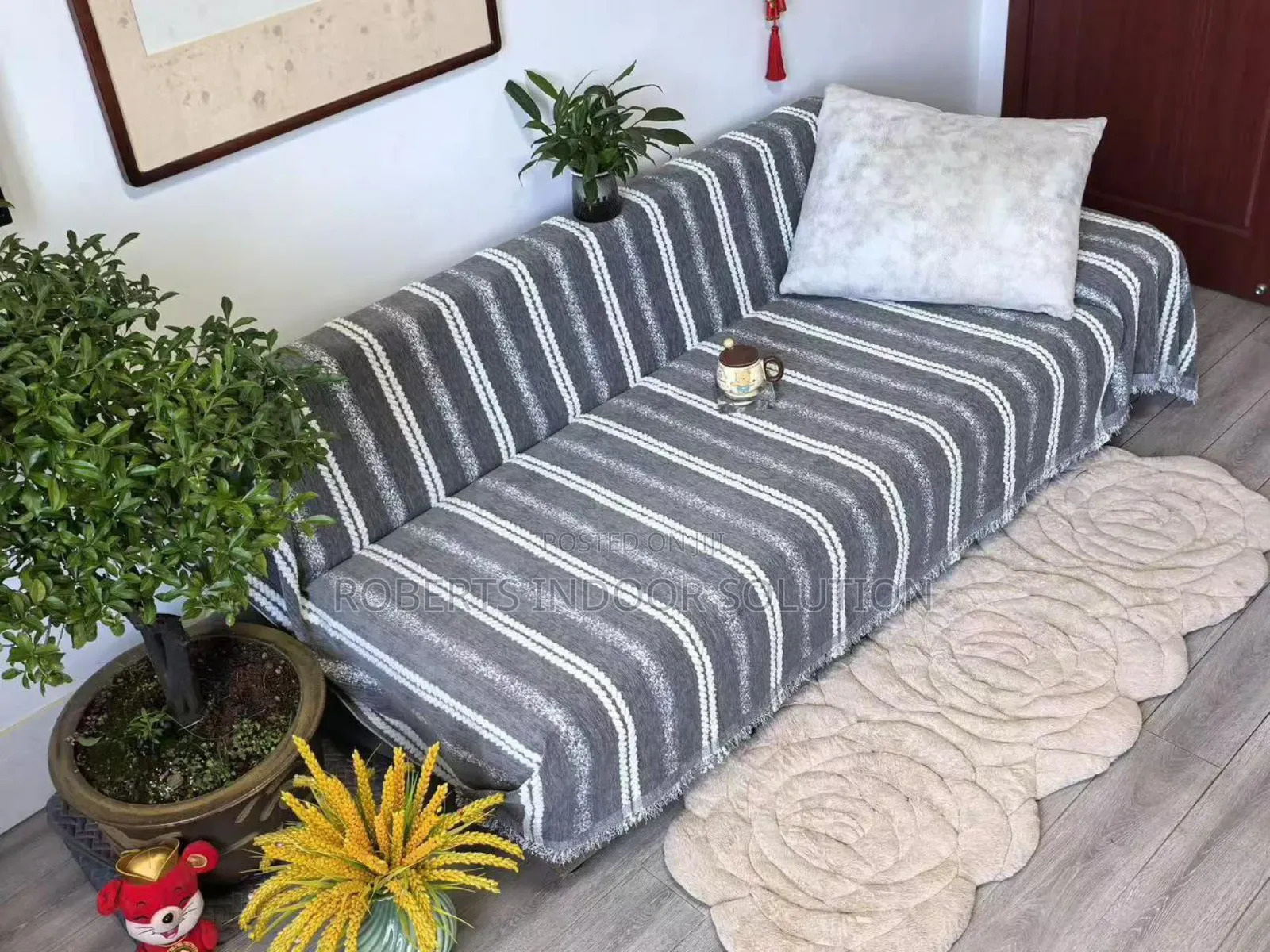 7 -Seater Elegant Chenille Sofa Protector Covers