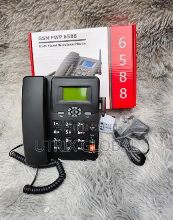 Gsm Dual Sim Desk Phone 6588 For Business Communication