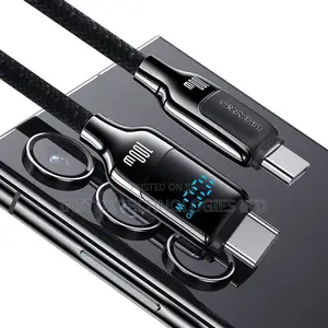 Usams Hx Series 100w Digital Display Zinc Alloy Usb-c Cable 1.2m