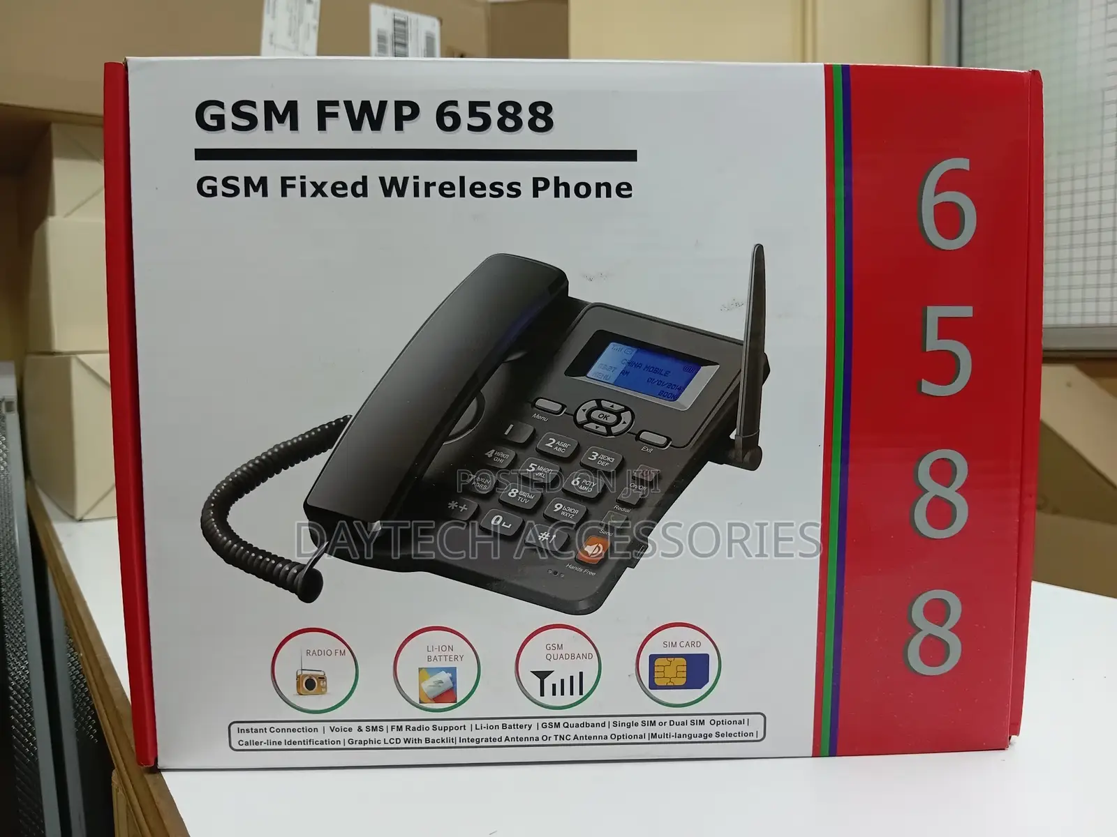Fixed Wireless Dual Simcard Desktop Phone for Home Offices – 6588