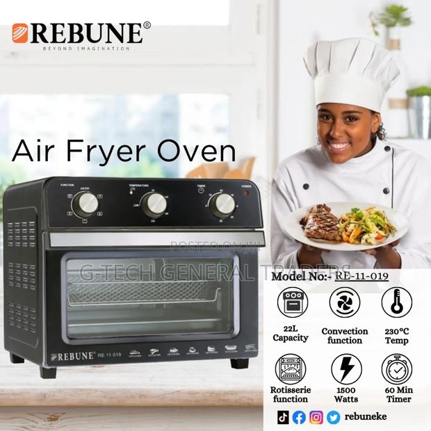 Rebune 22l Convectional Air Fryer Oven