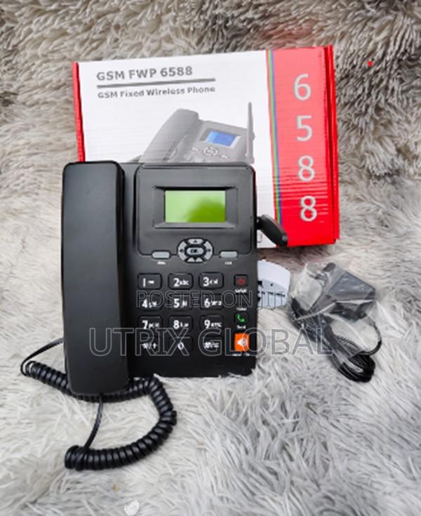 Office Gsm Desk Phone 6588 Dual Sim Clear Call Quality