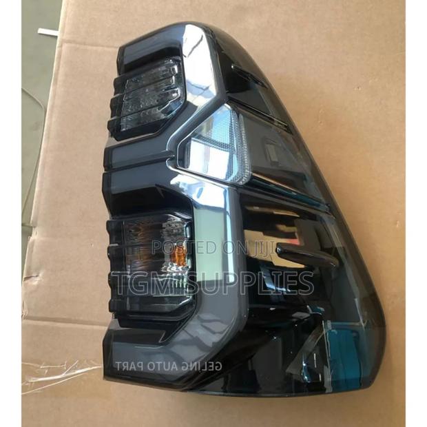 Hilux Revo Smoked Tail Lights LED Tail Lamps Right - main view