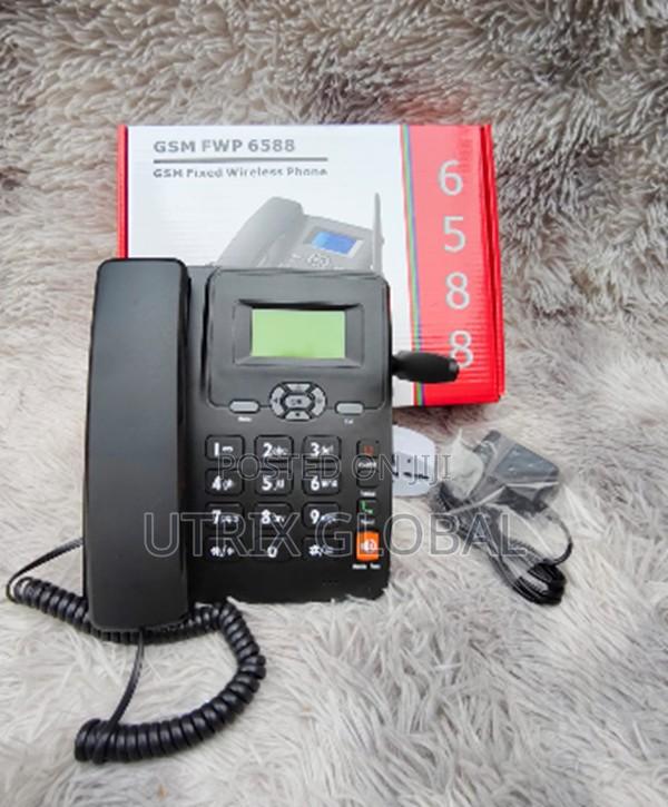 Dual Sim Gsm Desk Telephone 6588 For Office And Business