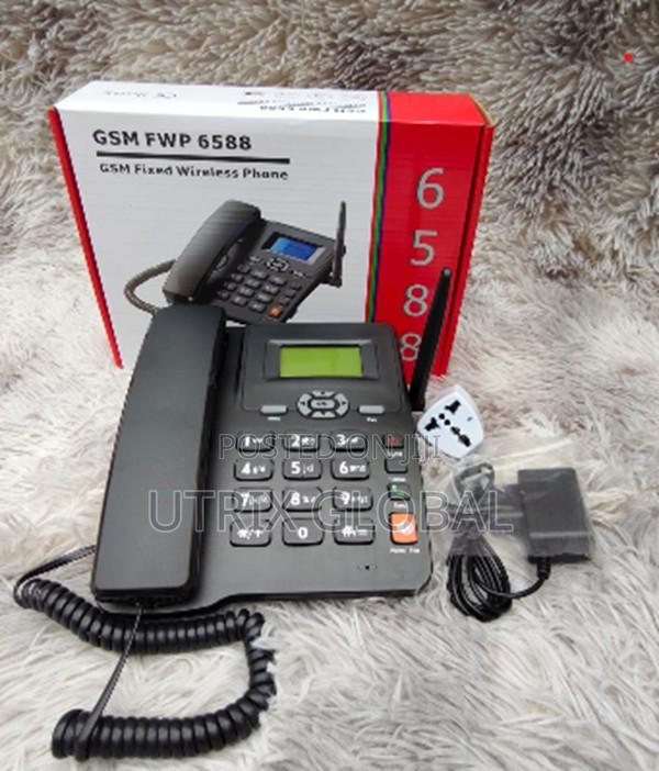 Gsm 6588 Office Desk Phone Dual Sim With Loud Speaker
