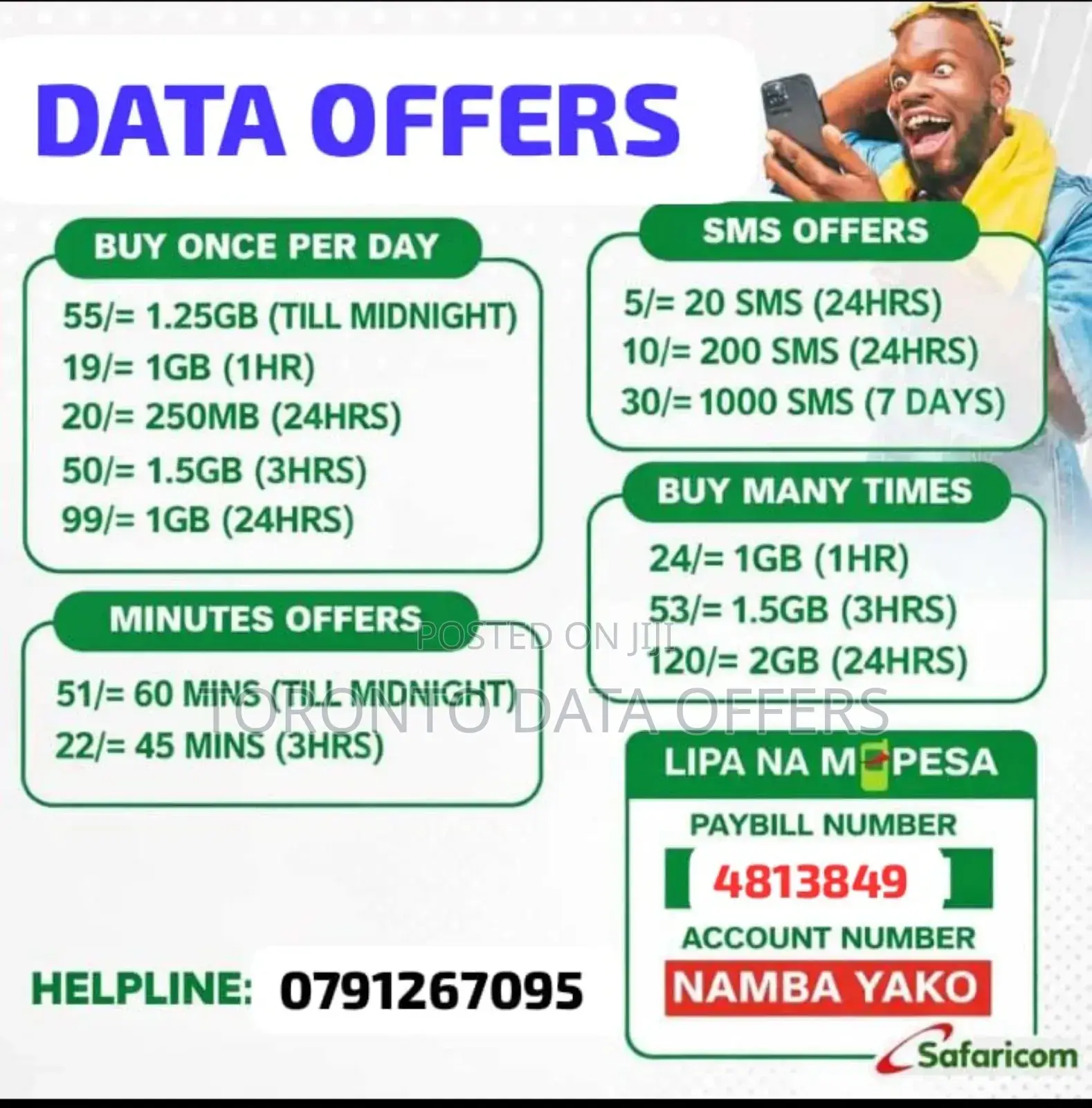 Buys Data With or Without Okoa Jahazi