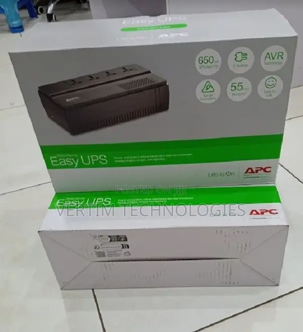 Advanced 650va Apc Ups 650va Avr 4 Ports Universal Outlet 230v