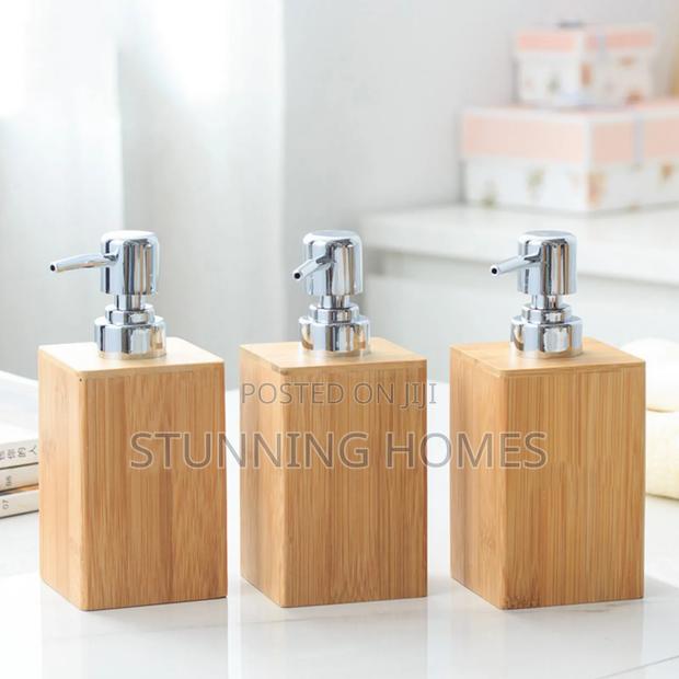 Wooden Bamboo Soap Dispenser