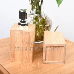 Wooden Bamboo Soap Dispenser