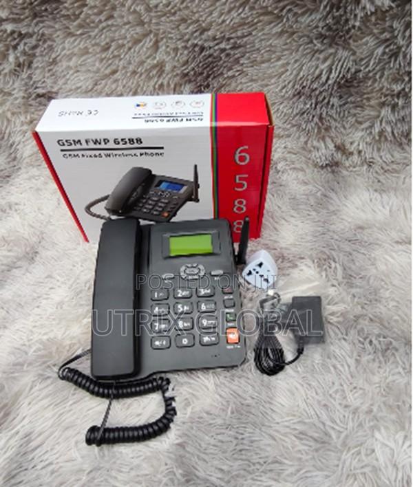 6588 Gsm Dual Sim Landline Phone For Office And Home
