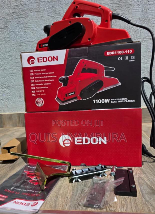 Electric Wood Planer Machine/ 1100w Edon Wood Planer