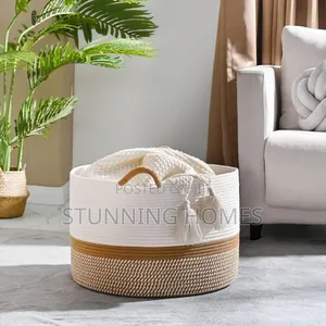 Large Size Cotton Rope Basket