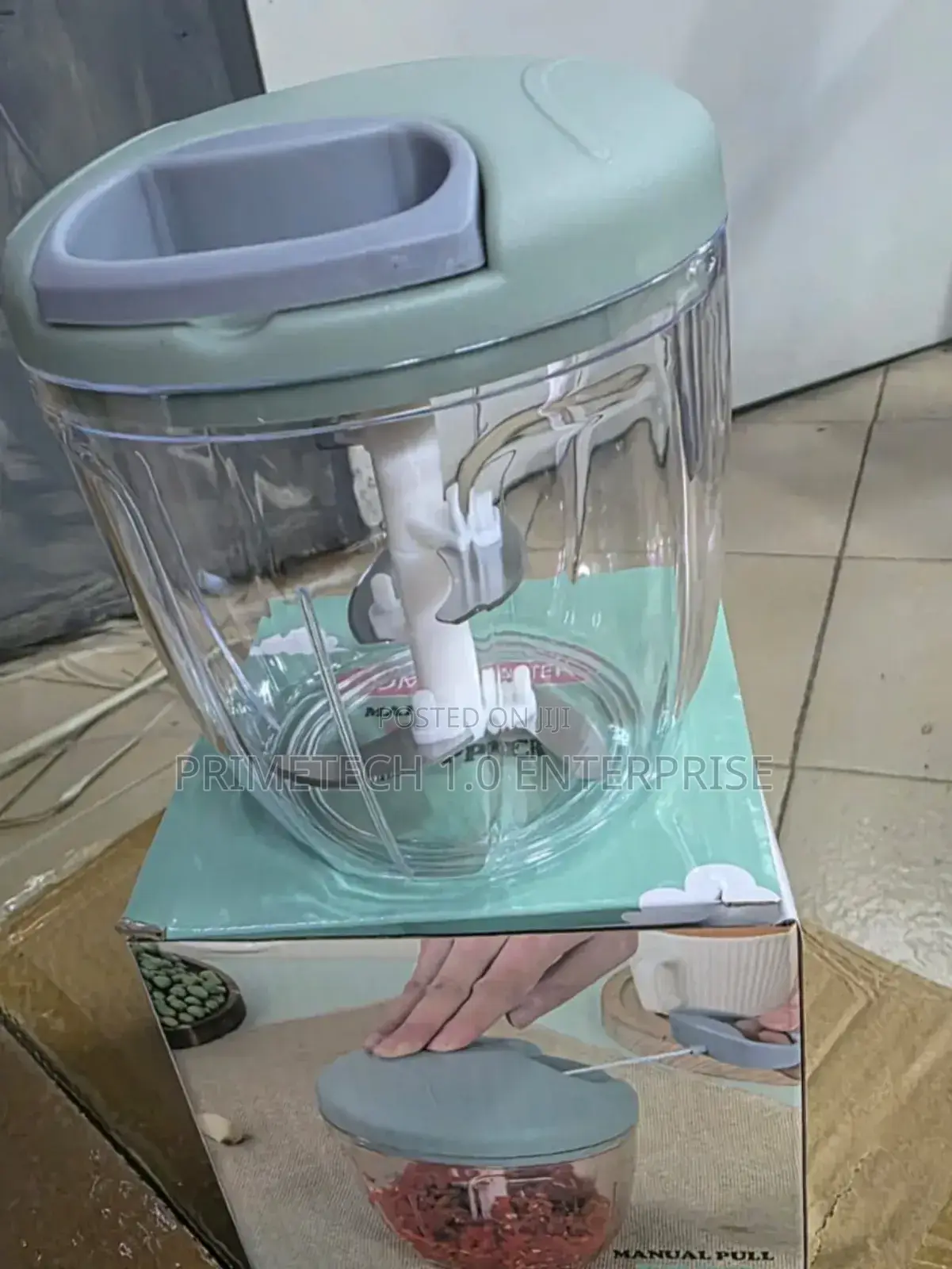 Manual Glass Food Chopper