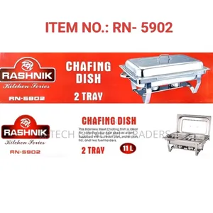 Rashnik Heavy Body Double Tray Chafing Dish