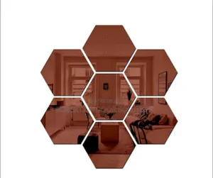 Diy Peel Stick -Hexagonal Acrylic Mirrors