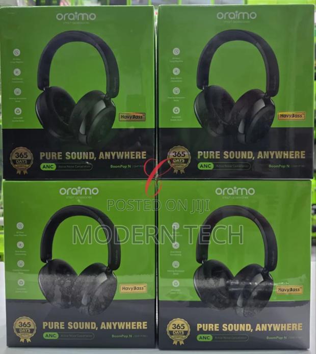 Oraimo Boompop N – Premium Anc Headphones With 65h Playtime - main view