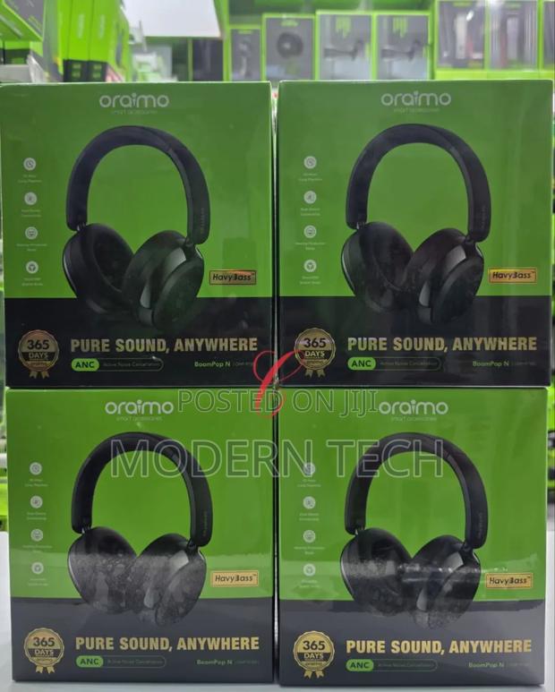 Oraimo Boompop N Wireless Headphones – Bass Boost + Anc - main view
