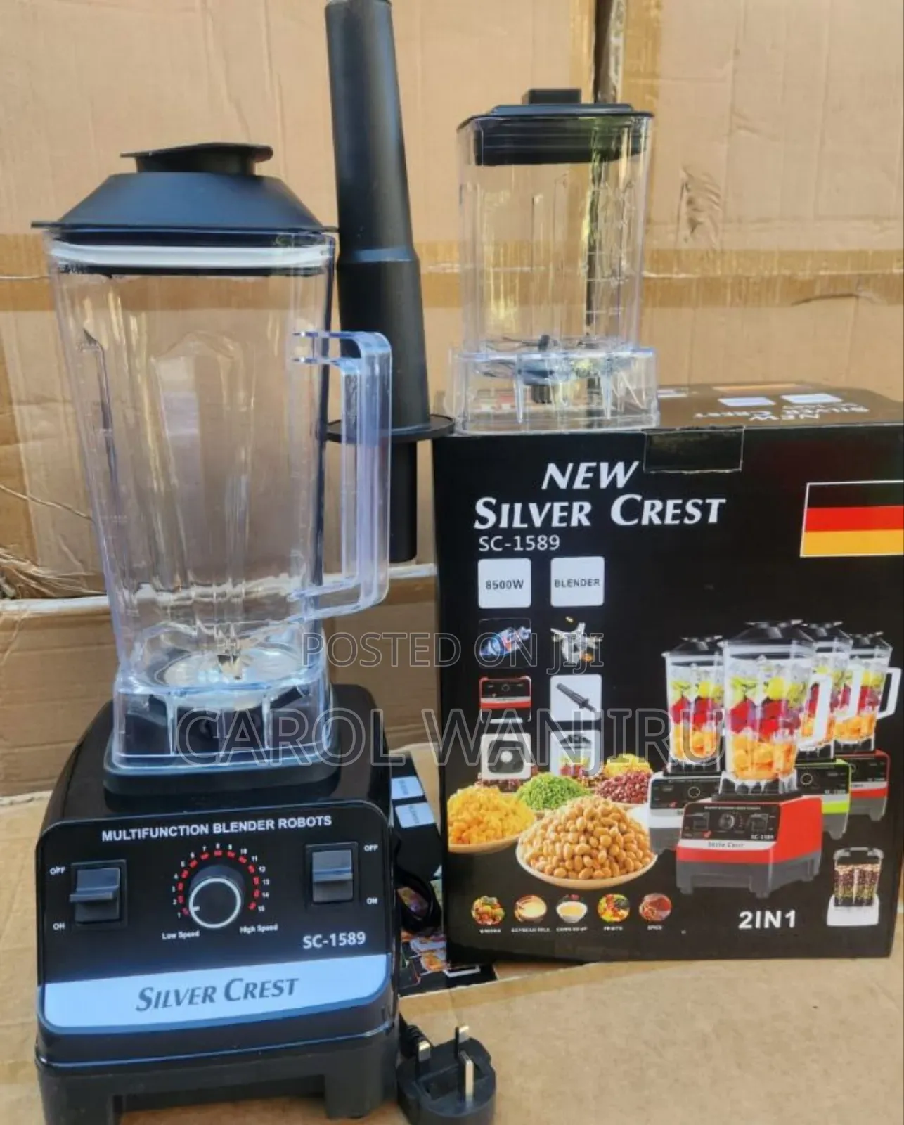 Silvercrest 2 in 1 Commercial Blender/Silvercrest 800w Blender