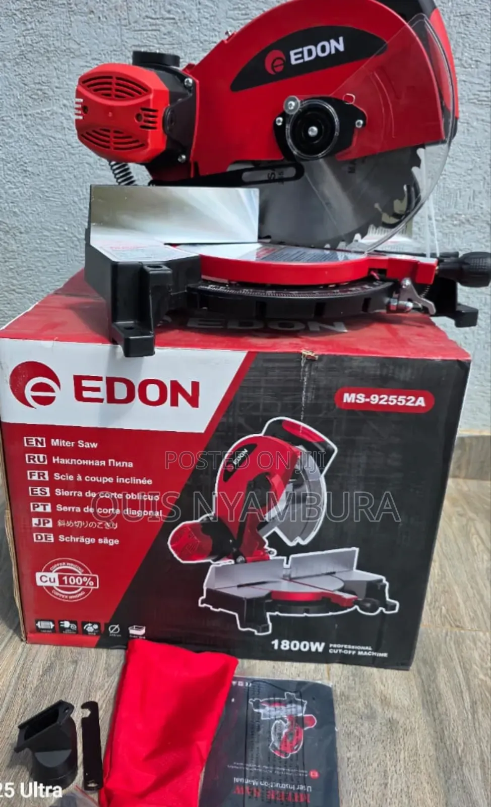Edon Mitre Saw Machine/ Electric 1800w Mitre Saw