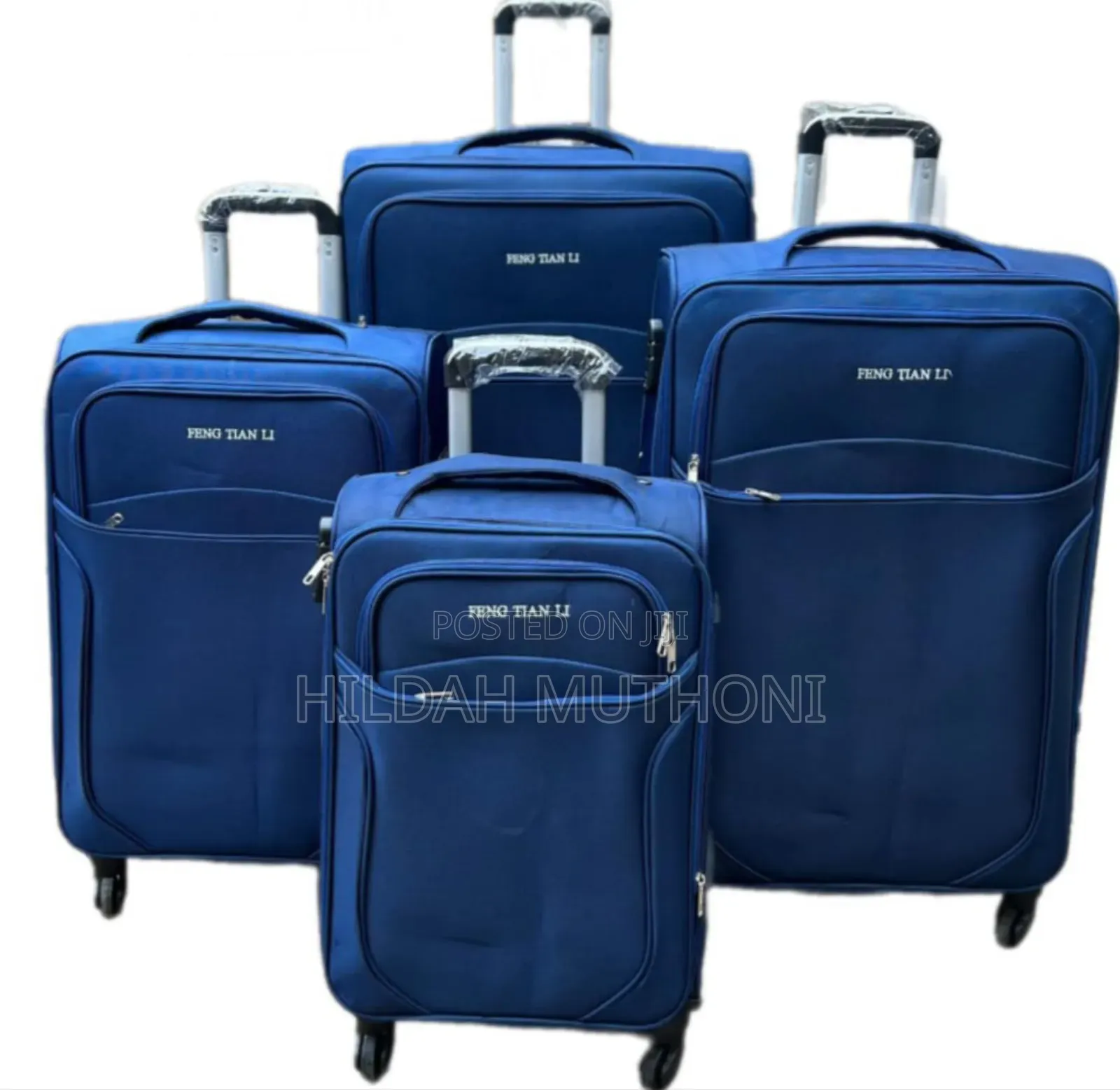 Managerial 4-in-1 Fabric Luxurious Suitcase